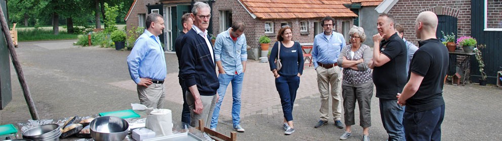 De deel - vergaderruimte in de verbouwde schuur